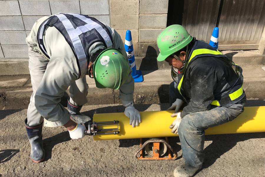 埼玉県春日部市 ガス設備・ガス工事のことなら大栄設備株式会社にお任せください。大栄設備では、正社員を募集しています。詳細は採用情報をご覧ください。